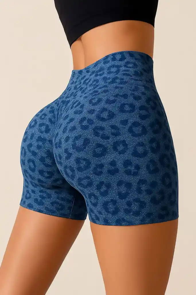 Short Deportivo Push Up Calza Corta De Mujer
