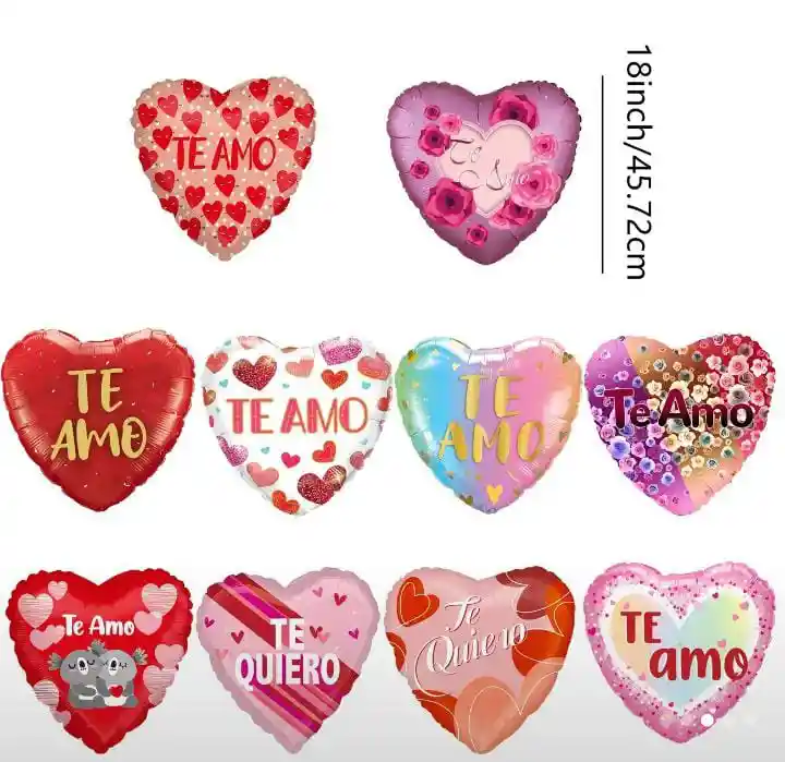 Globo Metalizado "amor" De 18″
