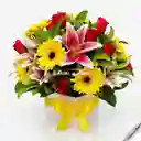 Jardín Radiante(lirios, Flores, Rosas)