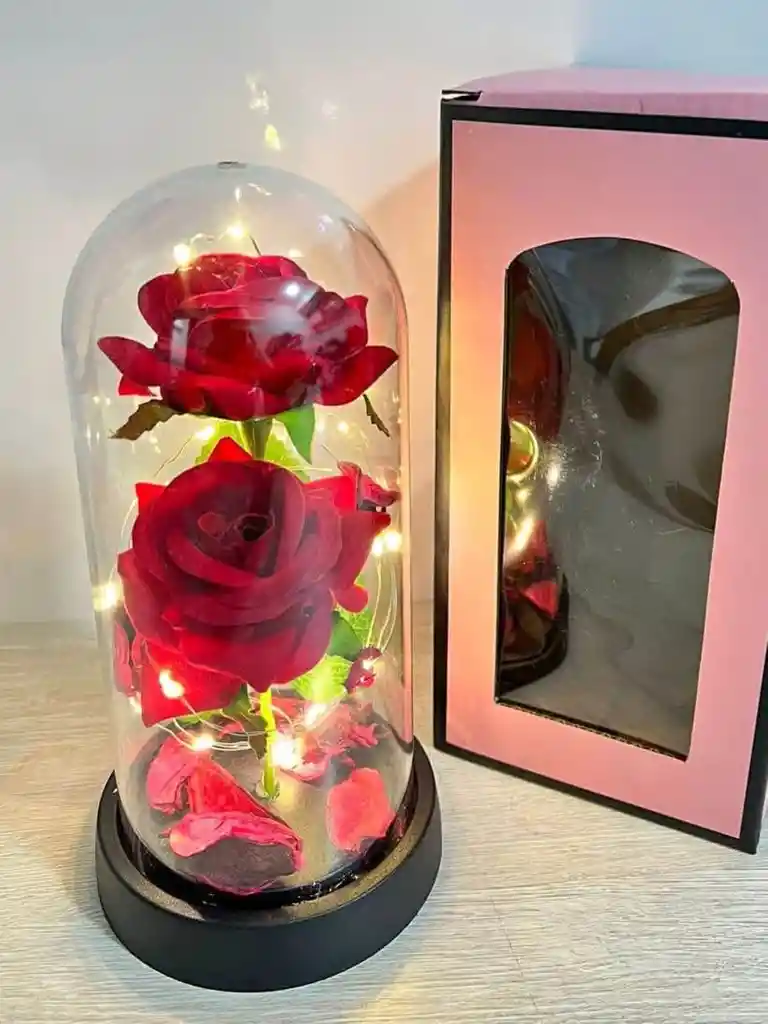 Rosa Inmortalizada 2flores
