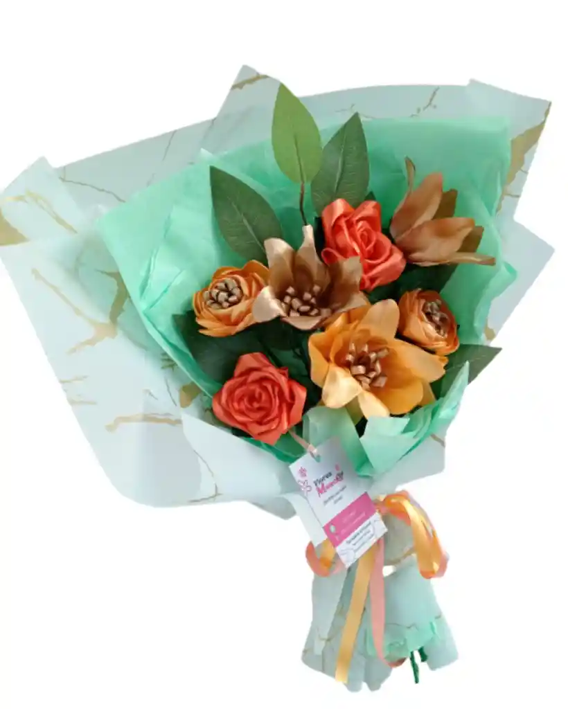 Ramo De Rosas Y Lirios Amarillos