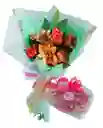Ramo De Rosas Y Lirios Amarillos