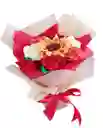 Ramo De Girasol Y Rosas Amor Eterno