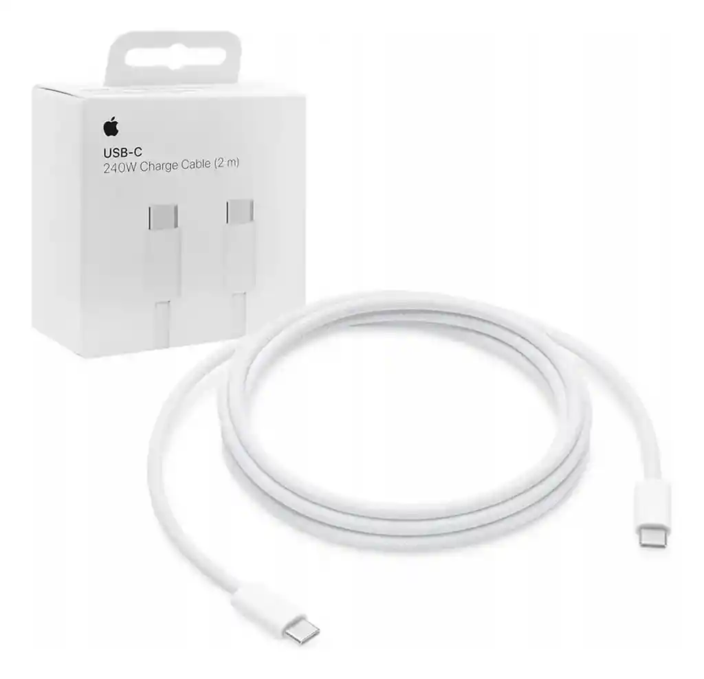 Cable Iphone Tipo C 2 Metros 15, 16, 17 De 240w Usb-c Apple Cable