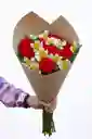 Ramo De Rosas Y Astromelias