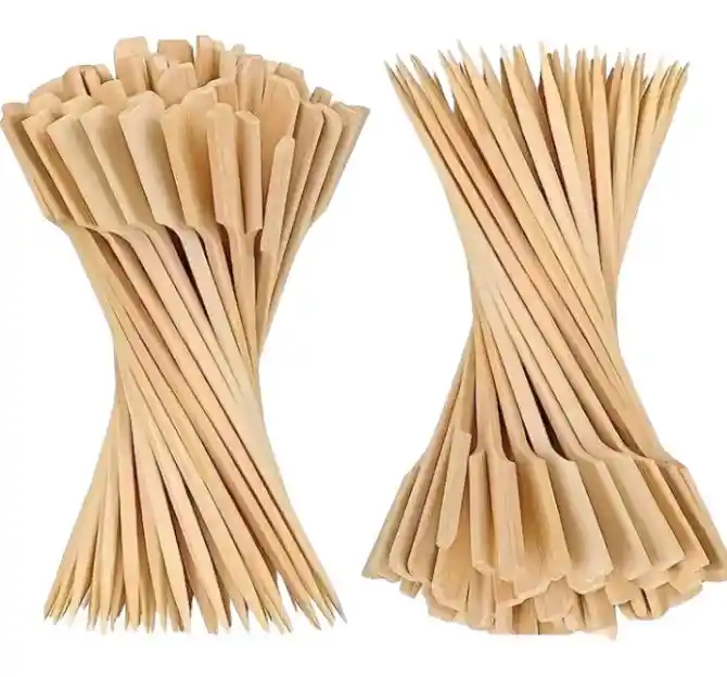 Pinchos Bambú 9 Cms X 150 Unds , Palitos De Pala, Palillos De Bambú, Brochetas