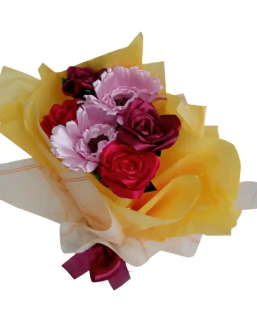 Ramo De Rosas Y Gerberas Con Chocolates Unicornio