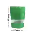 Bolsas Verdes 12x20 Cms Con Cierrex 10 Unds, Bolsas Doypack 12x20 Cms Con Cierre