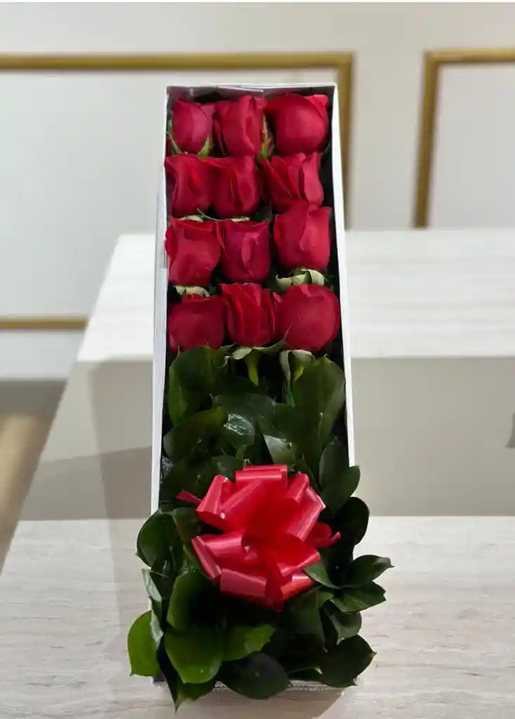 Caja Rosas Rojas