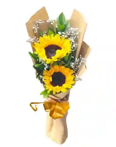 Ramillete De Dos Girasoles