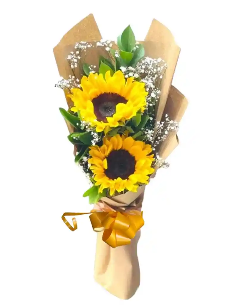 Ramillete De Dos Girasoles