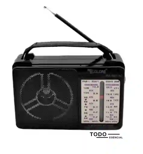 Radio Portátil Multibandas Am Fm