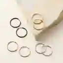 Candongas Aura / Plateado