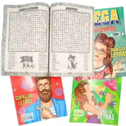 Libro De Sopa De Letras - Grande