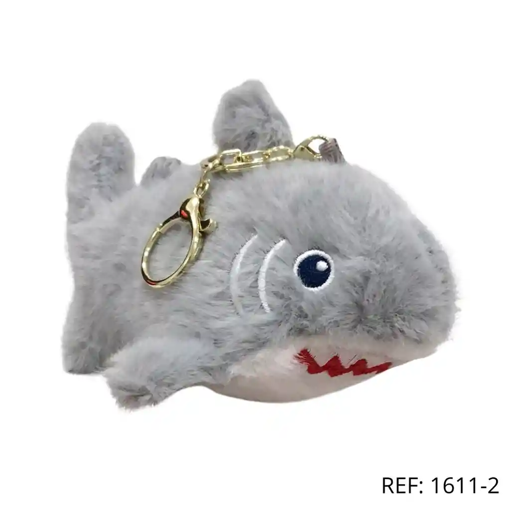 Llavero De Peluche Tiburon