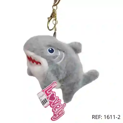 Llavero De Peluche Tiburon