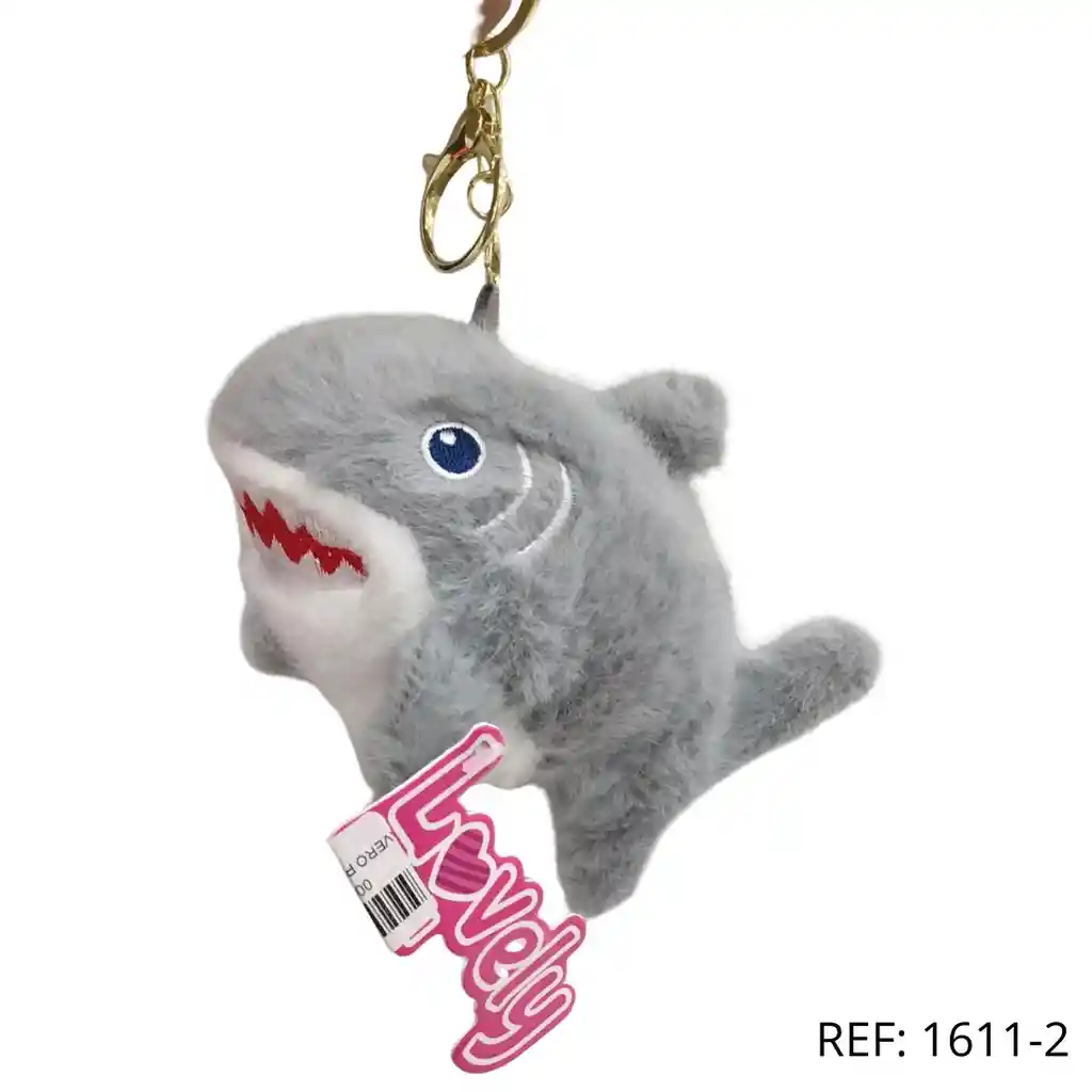 Llavero De Peluche Tiburon