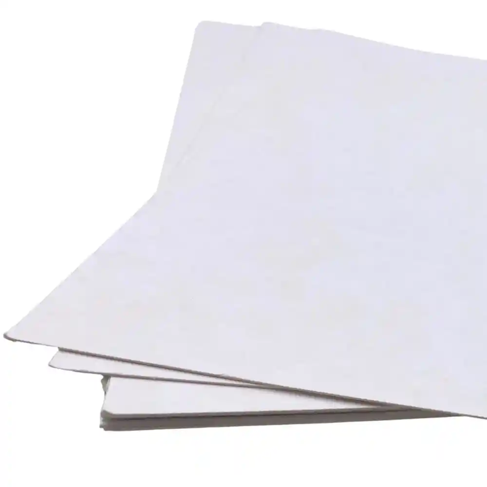 Carton Paja Blanco - 1/8 Pliego (35x 35 Cm)