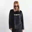 Pijama Térmica Bordada De Ovejas. Talla S Negro