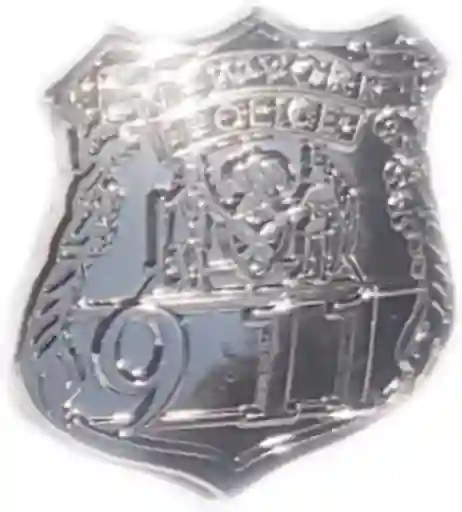 Hallo Placa Policia 7cm Ref: 2566-17 X 12
