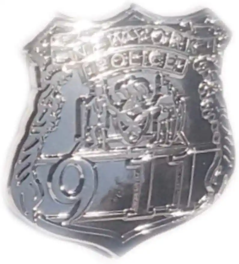 Hallo Placa Policia 7cm Ref: 2566-17 X 12