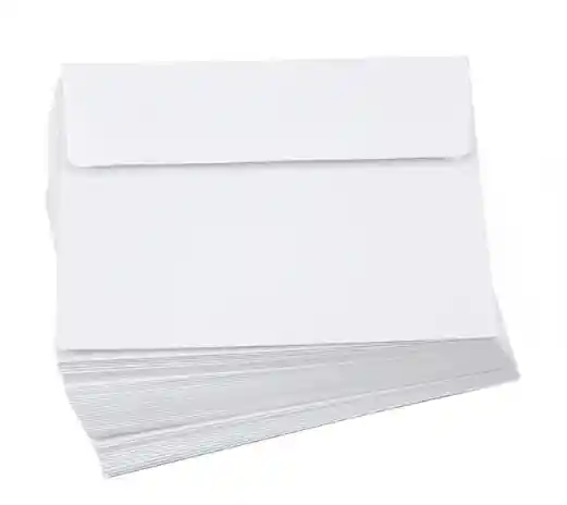 Sobre Blanco Carta X 100 Und
