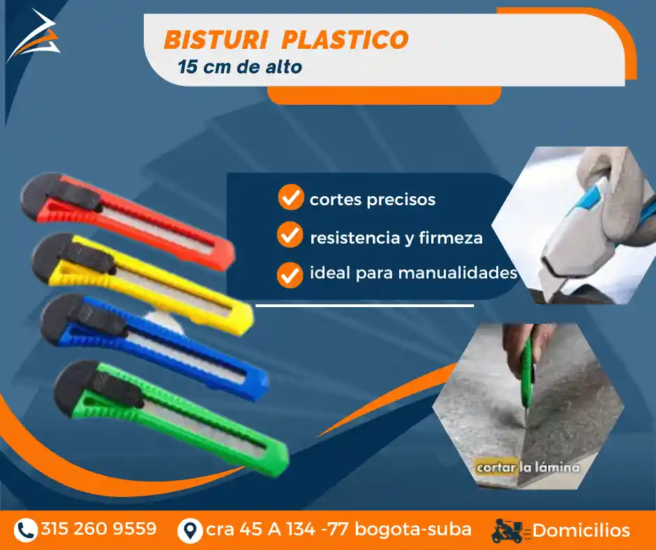 Bisturi Plastico Del Econimico Empaque Y Embalaje
