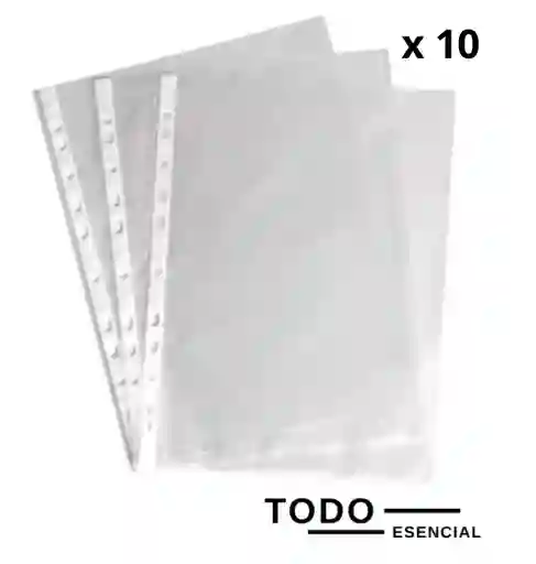 Bolsillos Carta Para Catálogo X10
