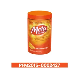 Metamucil Fibra Natural Sabor Naranja 174 g - 30 dosis