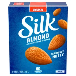 Silk Bebida De Almendras Original 2 Unidades / 1.89 L