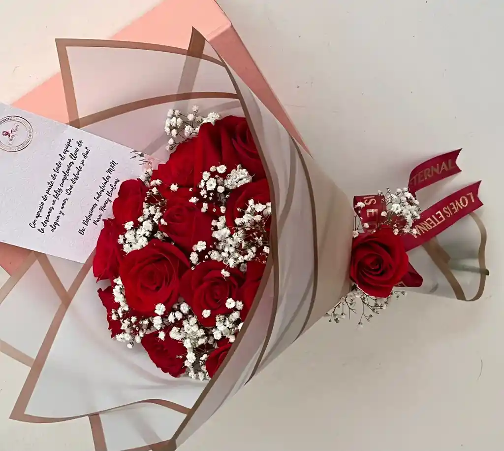 Bouquet De Rosas Rojas
