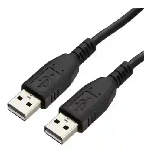 Cable Usb A Usb 2.0 Macho Macho 1.5 Metros Negro