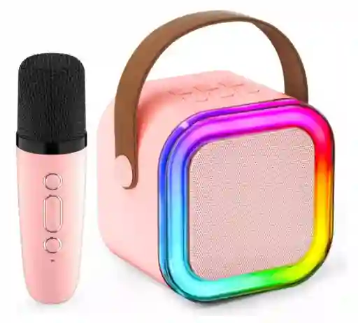 Parlante Bluetooth Con 1 Micrófono Bafle Karaoke Altavoz