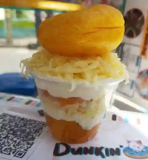 Postre Junior: Durazno Con Crema