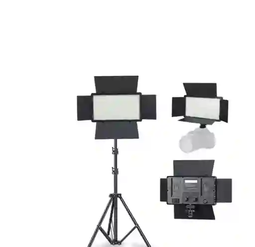 Panel Luz Led Fotografia B800 Led Lampara+ Tripode 2 Baterias