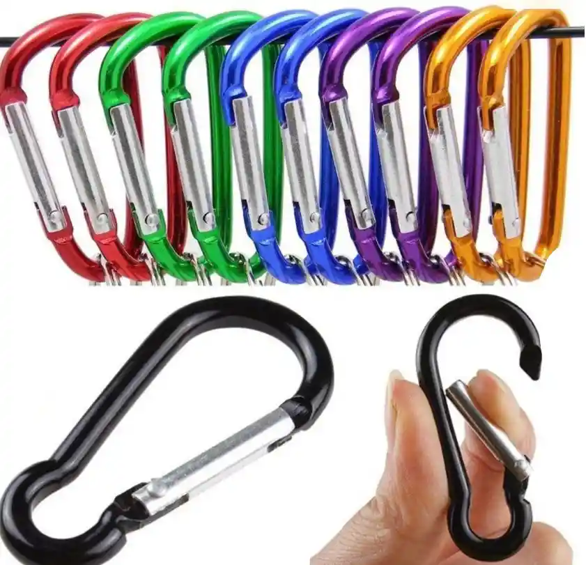 Llavero Metal Alpinista Llaveros Mosquetón Colores Varios