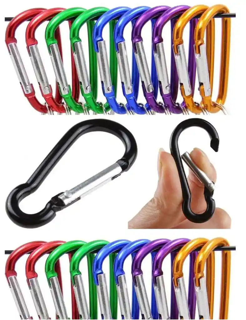 Llavero Metal Alpinista Llaveros Mosquetón Colores Varios