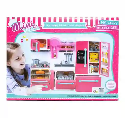 Mini Cocina De Juguete Para Niñas Y Niños
