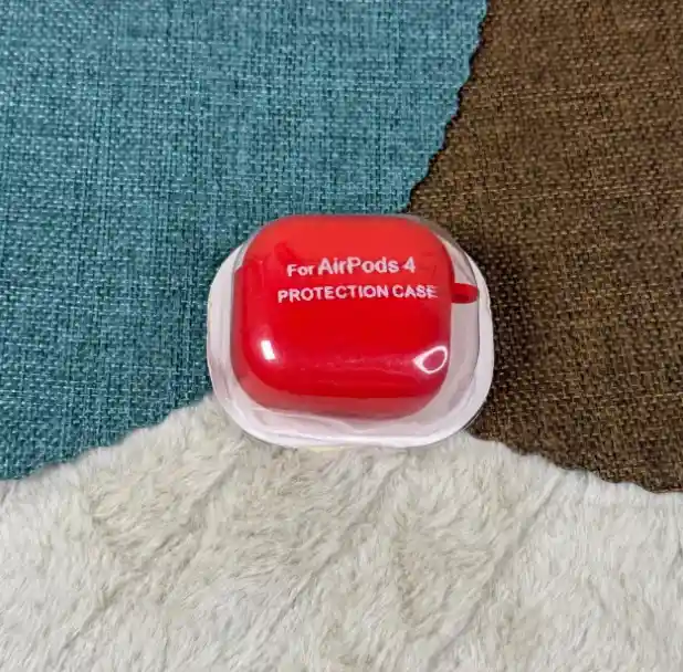 Forro - Estuche De Airpods 4 / Silicona Rojo