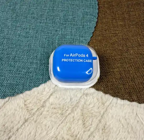 Forro - Estuche De Airpods 4 / Silicona Azul