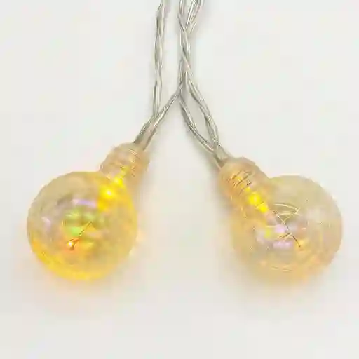 Luces Led Expressions Esferas Calida 10 Pz 200cm 3 V