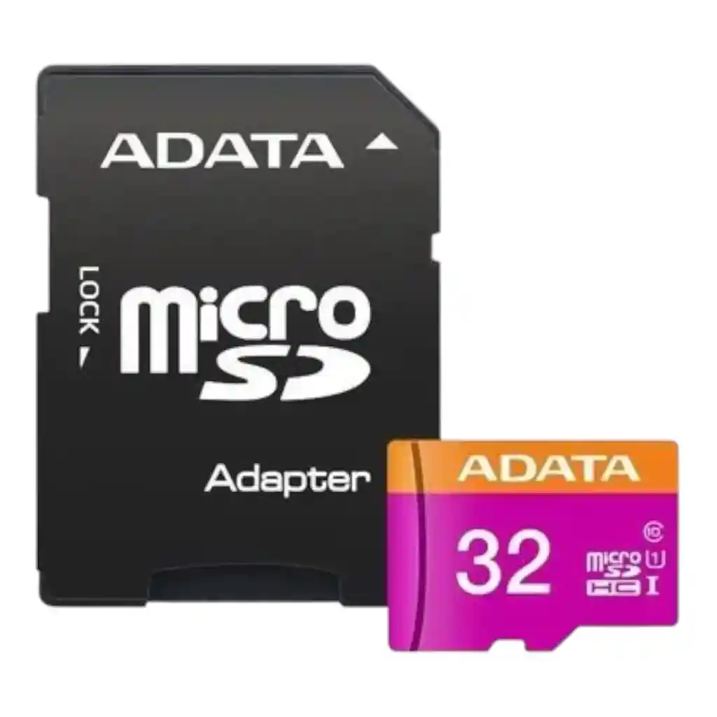 Memoria Microsd Adata 32gb + Adaptador Clase 10