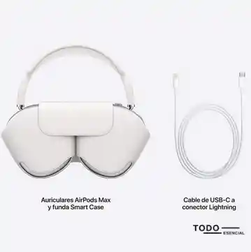 Audífonos Airpods Max Auriculares Inalámbricos Genéricos Plata