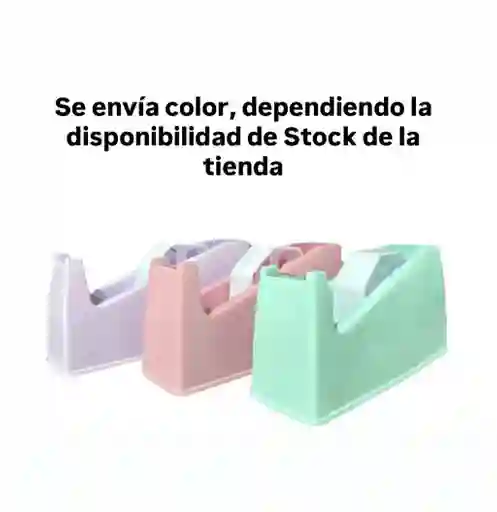 Dispensador De Cinta Mediana Tono Pastel Ref8035