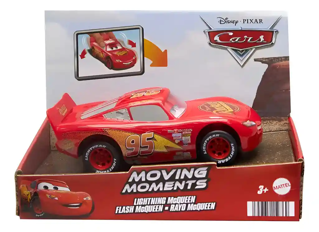 Carro Cars Rayo Mcqueen De Disney Pixar De Mattel