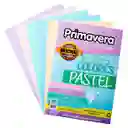 Cartulina Colores Pastel Octavo X 10 Unidades Primavera