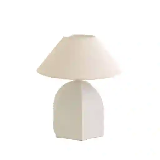 Mini Lámpara Inalámbrica Galeras Blanca Rugosa