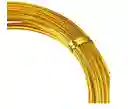 Carrete Alambre Aluminio Dorado 1mm