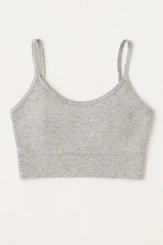 Top Gris Sport Talla Unica Con Almohadillas