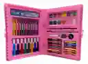 Set Arte Maleta Útiles Escolares Niño Marcadores Crayones Lápices